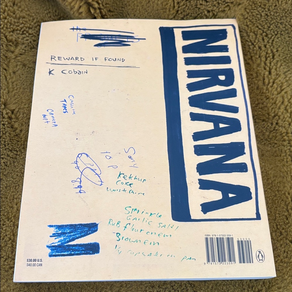 Kurt Cobain's journal - Picture 3 of 6